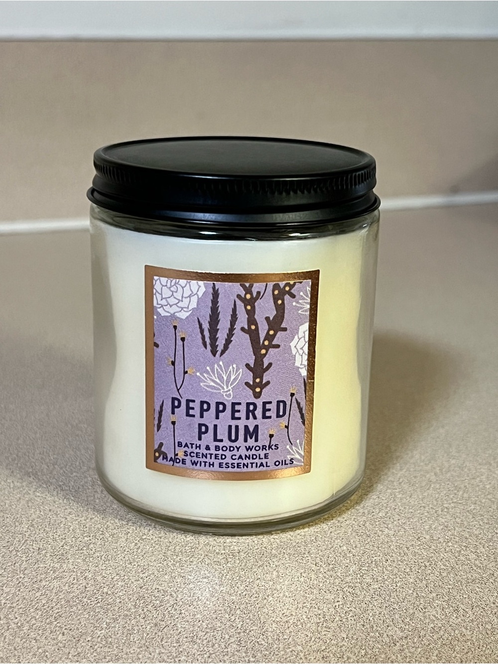 Bath & Body Works Peppered Plum Scented Candle